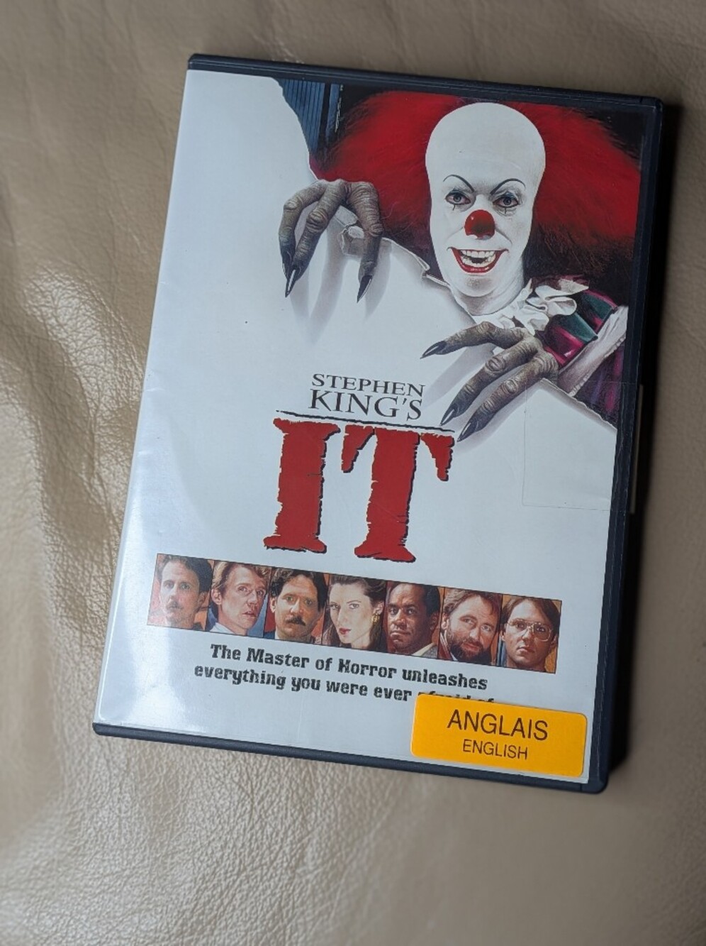 Stephen King IT DVD - Tim Curry, Excellent Condition